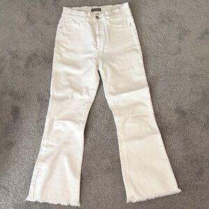 DL1961 White Wide Leg Jeans